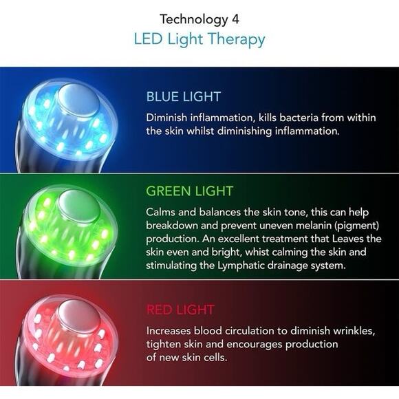 PURE DAILY CARE LUMA Skin Therapy Anti-Aging Wand 4-in-1 Opened box - Picture 13 of 16